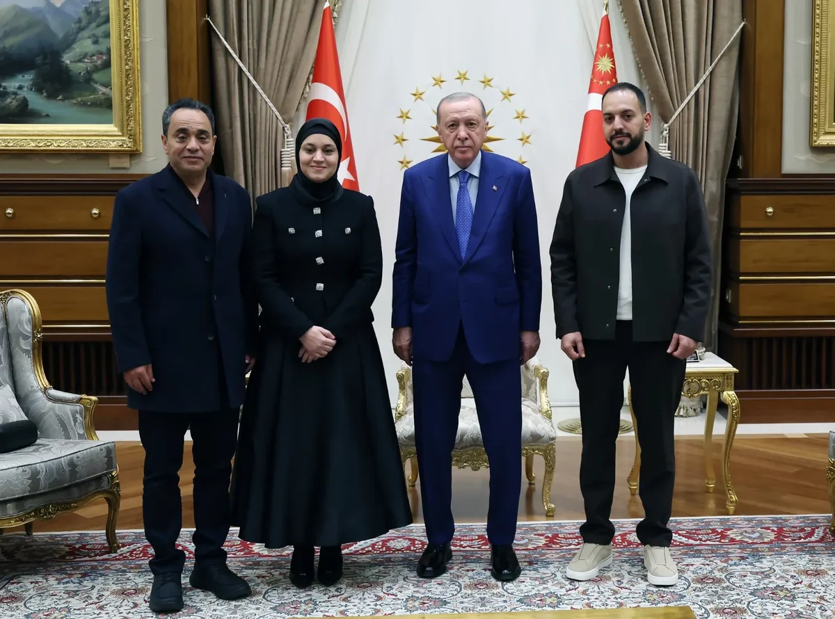 Cumhurbaşkanı Erdoğan, Hind Rajab’ın ailesini kabul etti