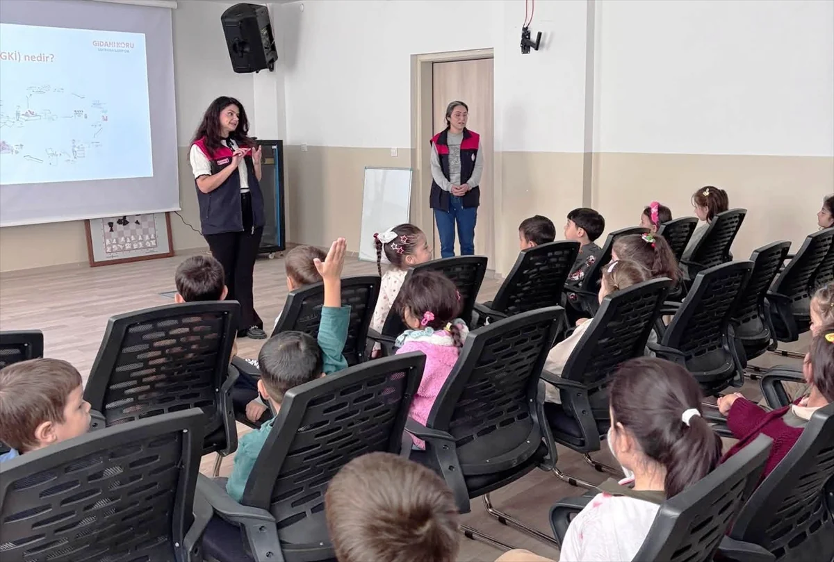 Elazığ Ağın'da okullarda gıda israfına karşı farkındalık eğitimi düzenlendi