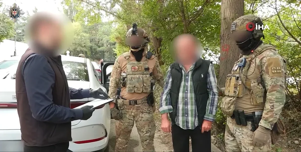 700 bin dolara uranyum satacaktı! Gürcistan'da şüpheli gözaltında | Fotoğraf: İHA