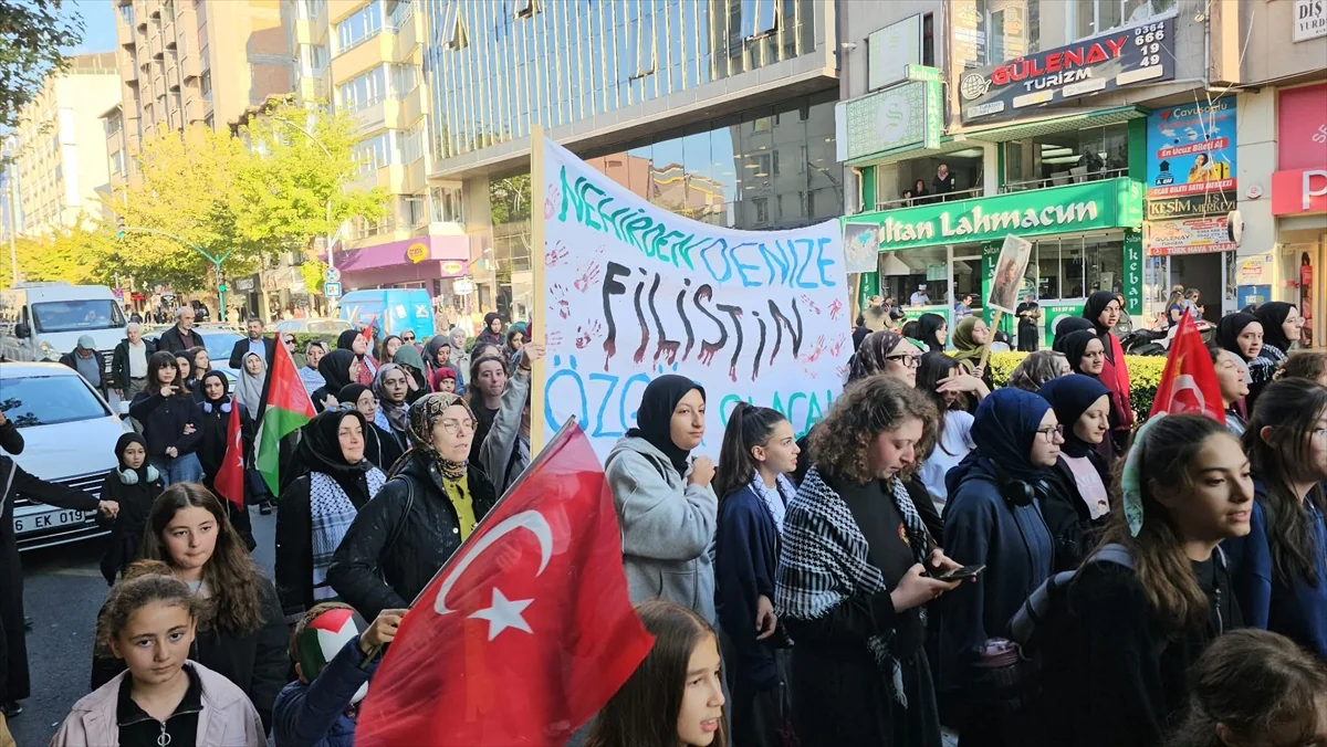 Çorum Filistin Platformu, Gazze için İsrail'e boykot çağrısı yaptı