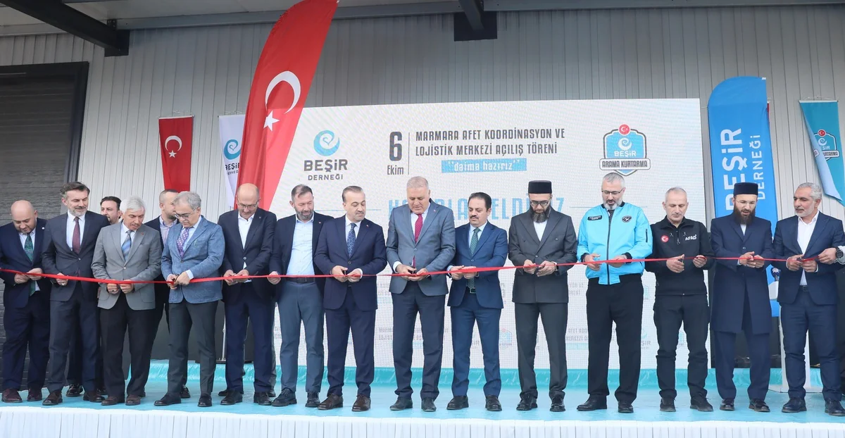 MARMARA AFET KOORDİNASYON VE LOJİSTİK MERKEZİ HİZMETE AÇILDI