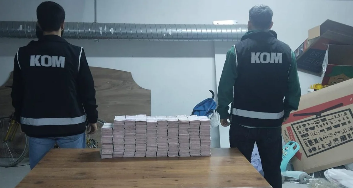 Kocaeli soruşturmasında İstanbul Pendik'te bodrumda 3 milyon 912 bin 800 TL bulundu