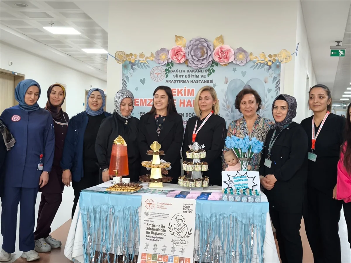 Siirt'teki hastanede anne ve anne adaylarına emzirme eğitimi verildi
