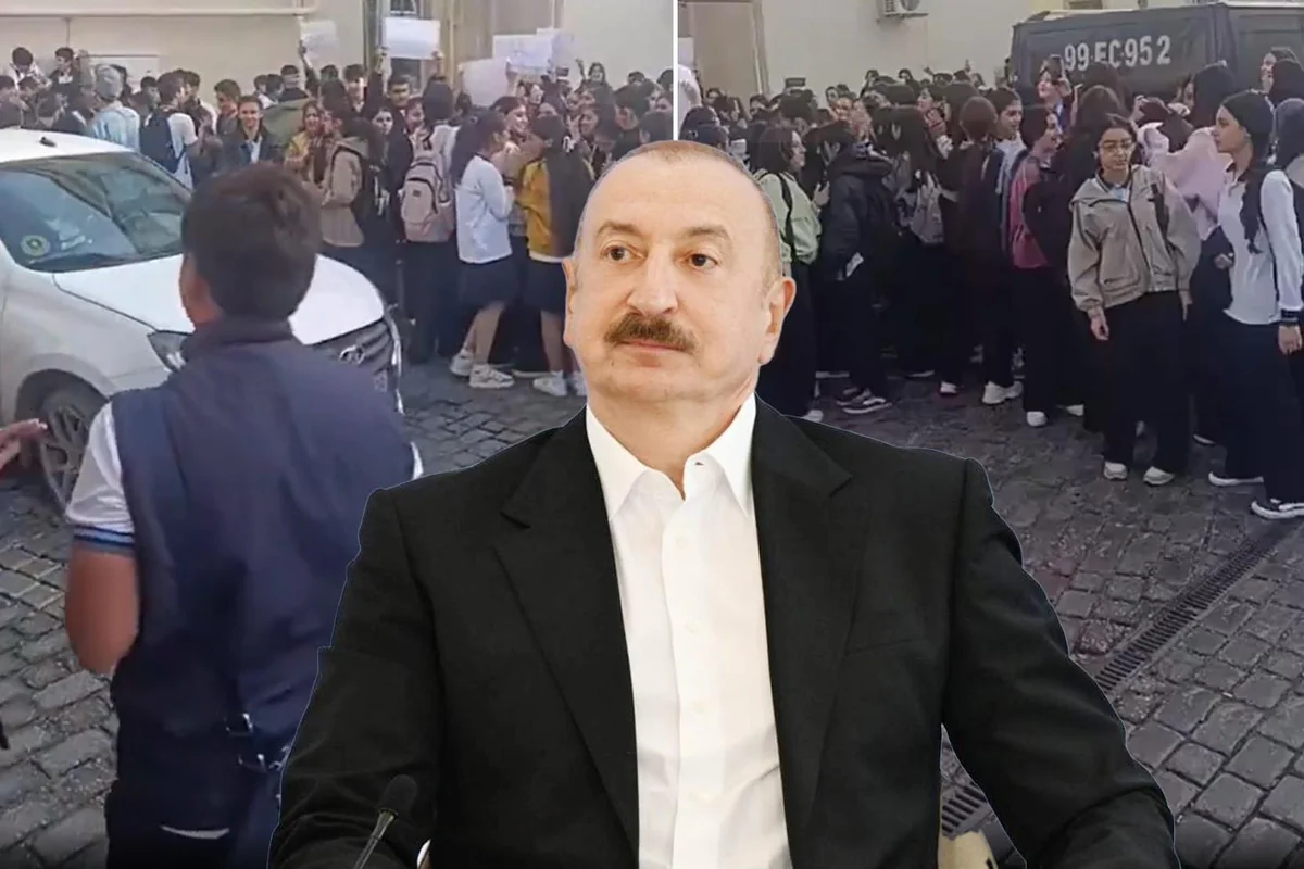 Azerbaycan'ı karıştıran başörtüsü yasağı! Öğrenciler sessiz kalmadı