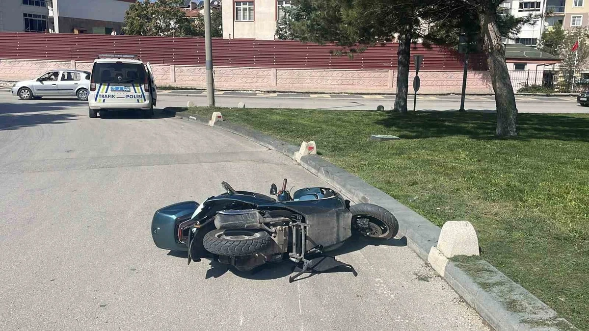 Karaman’da otomobille motosiklet çarpıştı: 1 yaralı