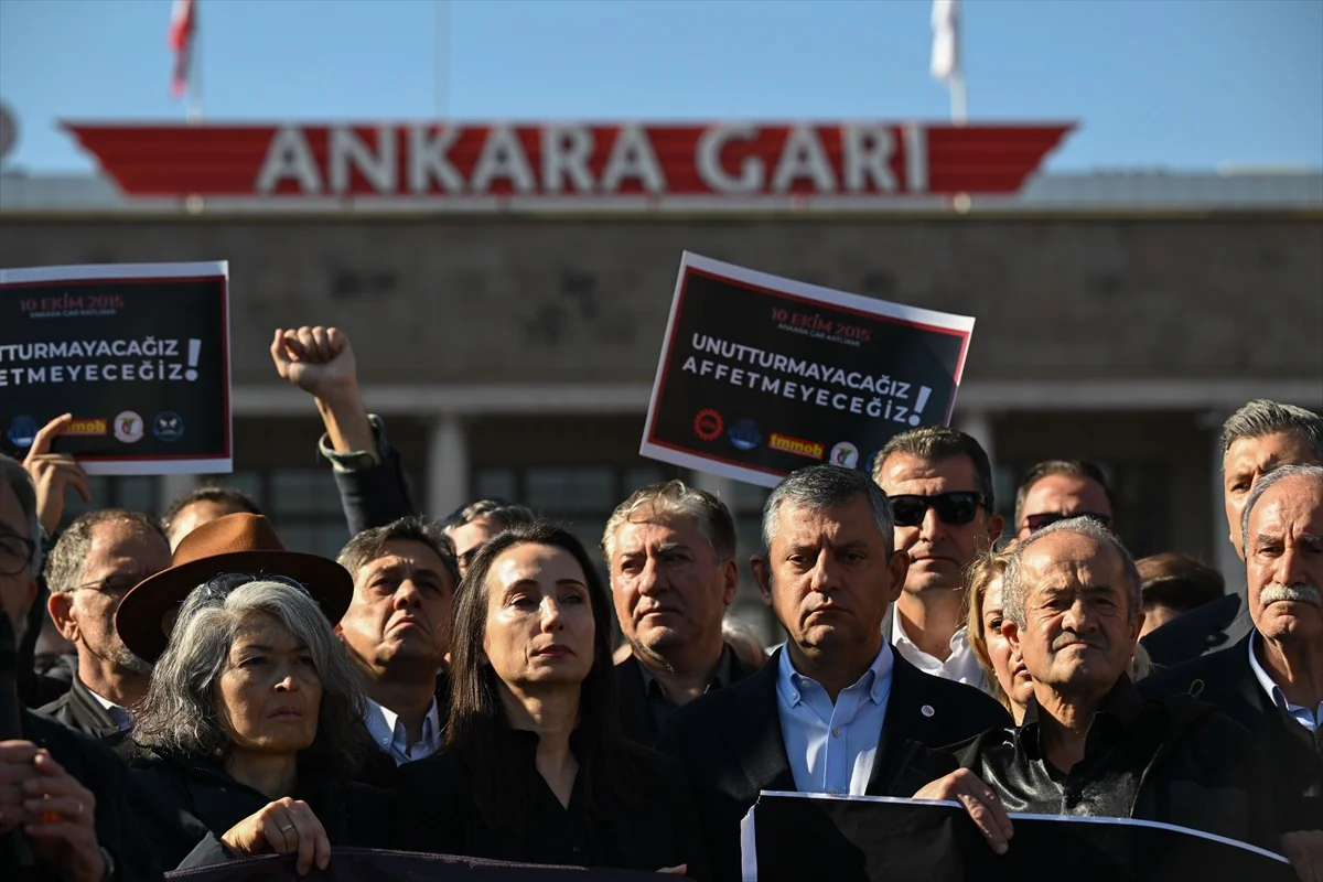 Ankara Garı saldırısında yaşamını yitiren 101 kişi 11. yılında anıldı