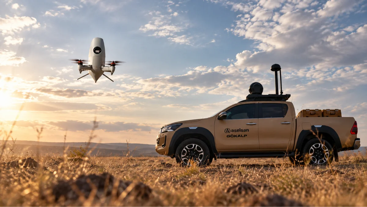 ASELSAN'ın dron avcısı GÖKALP sahneye çıktı! Hedefini havada imha etti