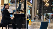 Su basan otelde piyanist müziğe ara vermedi! Akıllara Titanic filmi geldi