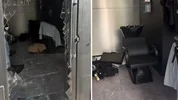 Fransa'da göstericiler berber dükkanını bile yağmaladı
