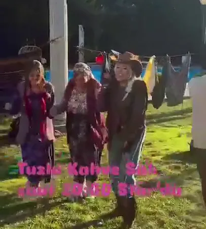 Ajda Pekkan’dan “Tuzlu Kahve” Sürprizi: Kovboy Kıyafetiyle Halay Çekti