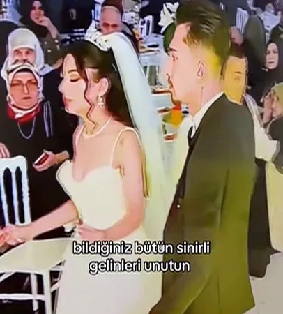 Düğün Gerginliğini Had Safada Yaşayan Bir Gelin Bildiğimiz Bütün Sinirli Gelinleri Unutturdu